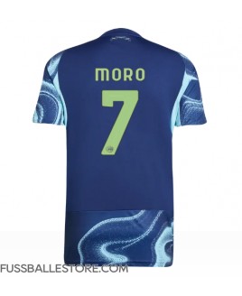 Günstige Ajax Raul Moro #7 Auswärtstrikot 2025-26 Kurzarm